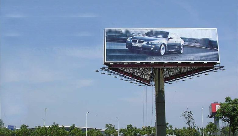 三面翻廣告牌設(shè)計(jì)尺寸大小的原則